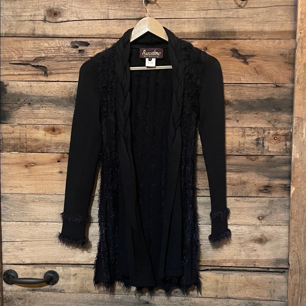 Black Women's Cardigan Sweater